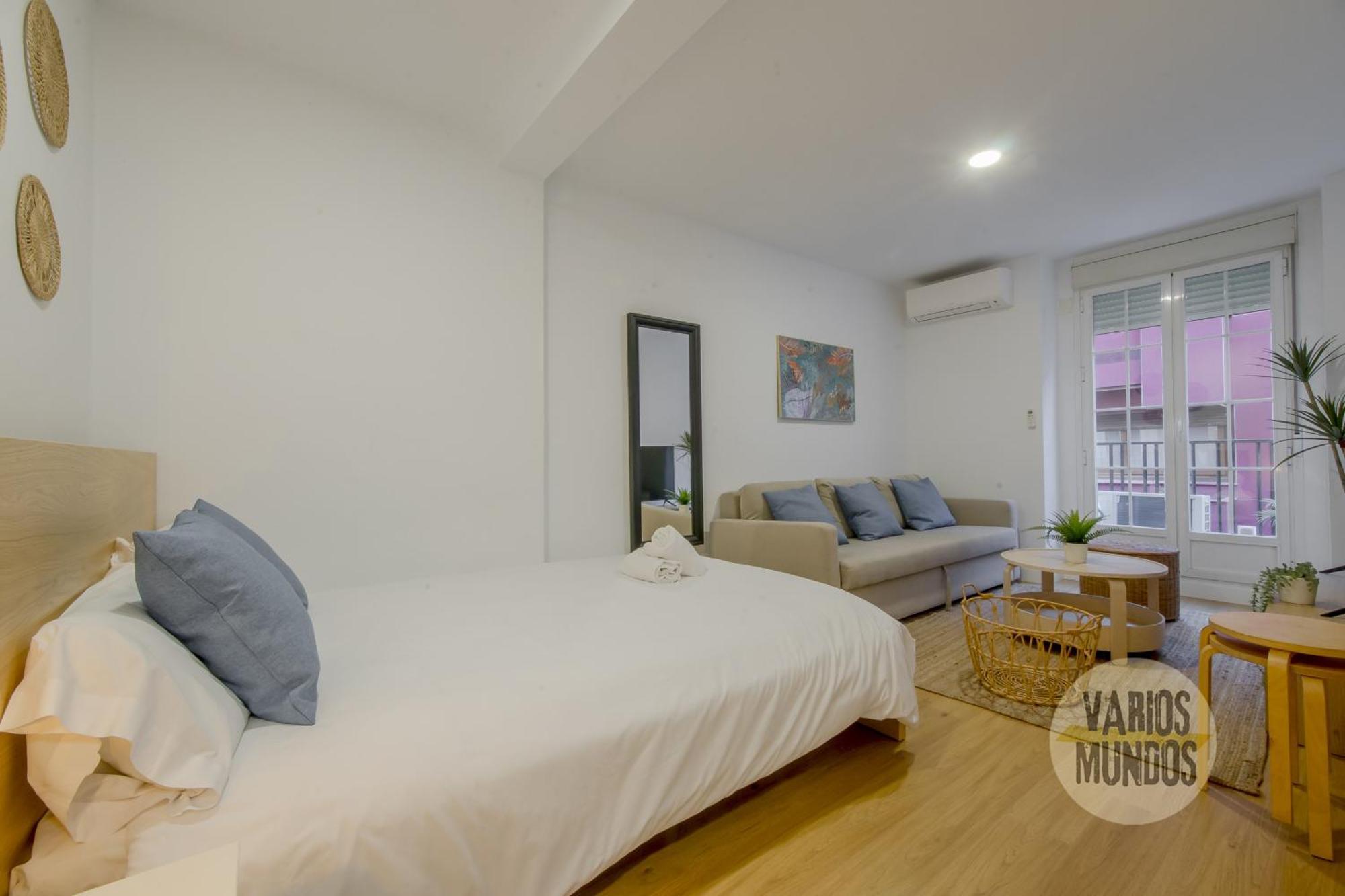 Calle Regueros Loft Para 3Pax En Pleno Chueca Madrid Luaran gambar